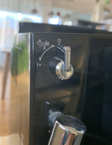 Kaffeemaschine mit Original-Wasserdampfhebel