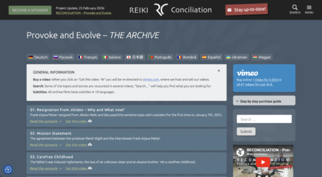 Archiv Webseite
